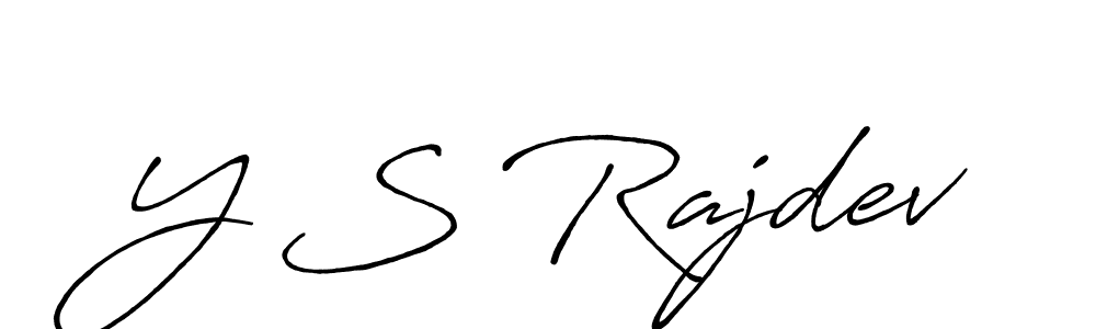Make a beautiful signature design for name Y S Rajdev. Use this online signature maker to create a handwritten signature for free. Y S Rajdev signature style 7 images and pictures png