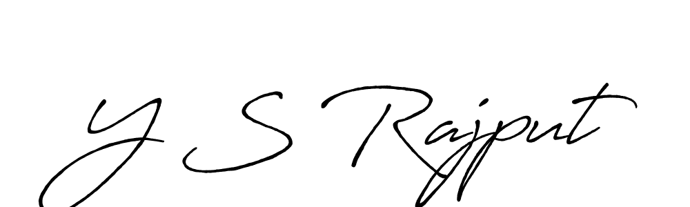 Use a signature maker to create a handwritten signature online. With this signature software, you can design (Antro_Vectra_Bolder) your own signature for name Y S Rajput. Y S Rajput signature style 7 images and pictures png