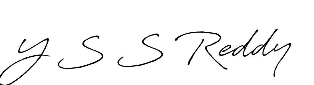 How to make Y S S Reddy signature? Antro_Vectra_Bolder is a professional autograph style. Create handwritten signature for Y S S Reddy name. Y S S Reddy signature style 7 images and pictures png