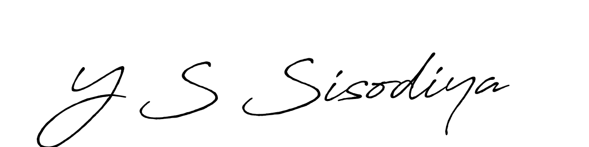 Make a short Y S Sisodiya signature style. Manage your documents anywhere anytime using Antro_Vectra_Bolder. Create and add eSignatures, submit forms, share and send files easily. Y S Sisodiya signature style 7 images and pictures png