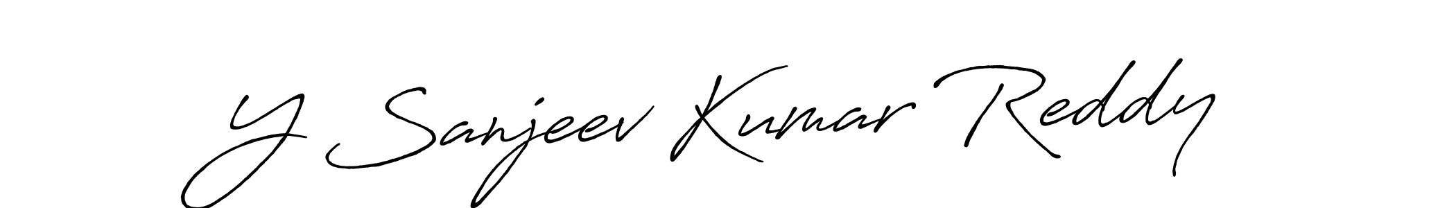 Similarly Antro_Vectra_Bolder is the best handwritten signature design. Signature creator online .You can use it as an online autograph creator for name Y Sanjeev Kumar Reddy. Y Sanjeev Kumar Reddy signature style 7 images and pictures png