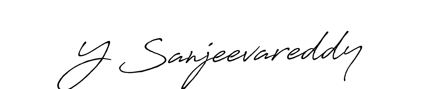 You should practise on your own different ways (Antro_Vectra_Bolder) to write your name (Y Sanjeevareddy) in signature. don't let someone else do it for you. Y Sanjeevareddy signature style 7 images and pictures png