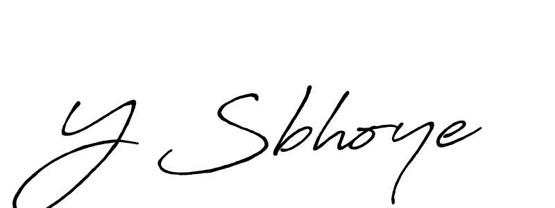 Once you've used our free online signature maker to create your best signature Antro_Vectra_Bolder style, it's time to enjoy all of the benefits that Y Sbhoye name signing documents. Y Sbhoye signature style 7 images and pictures png