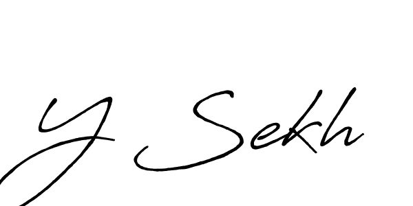 Also You can easily find your signature by using the search form. We will create Y Sekh name handwritten signature images for you free of cost using Antro_Vectra_Bolder sign style. Y Sekh signature style 7 images and pictures png