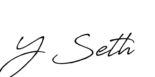 Once you've used our free online signature maker to create your best signature Antro_Vectra_Bolder style, it's time to enjoy all of the benefits that Y Seth name signing documents. Y Seth signature style 7 images and pictures png