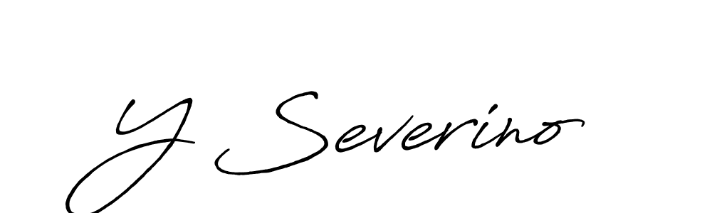 How to make Y Severino signature? Antro_Vectra_Bolder is a professional autograph style. Create handwritten signature for Y Severino name. Y Severino signature style 7 images and pictures png