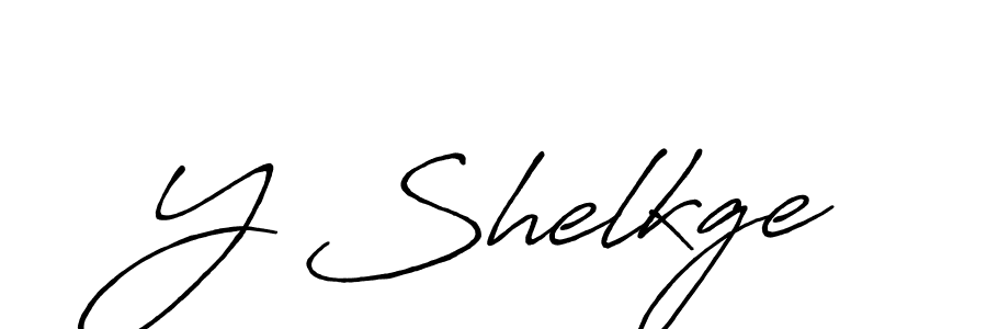 The best way (Antro_Vectra_Bolder) to make a short signature is to pick only two or three words in your name. The name Y Shelkge include a total of six letters. For converting this name. Y Shelkge signature style 7 images and pictures png