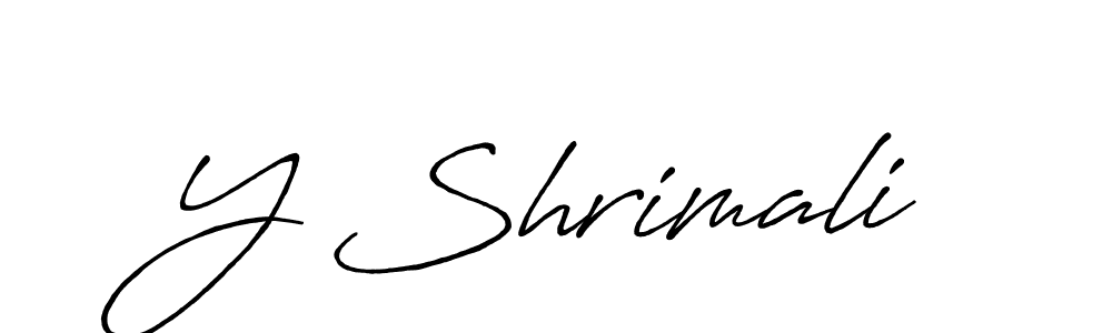The best way (Antro_Vectra_Bolder) to make a short signature is to pick only two or three words in your name. The name Y Shrimali include a total of six letters. For converting this name. Y Shrimali signature style 7 images and pictures png