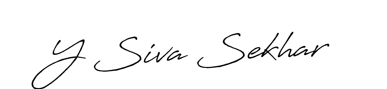 How to Draw Y Siva Sekhar signature style? Antro_Vectra_Bolder is a latest design signature styles for name Y Siva Sekhar. Y Siva Sekhar signature style 7 images and pictures png