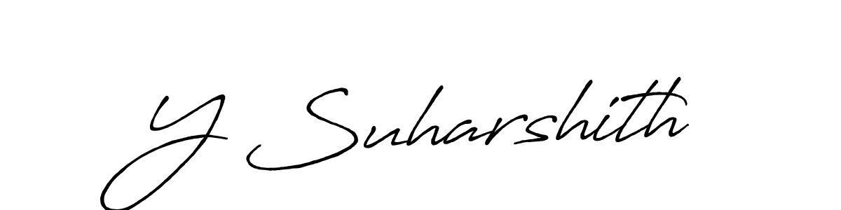You can use this online signature creator to create a handwritten signature for the name Y Suharshith. This is the best online autograph maker. Y Suharshith signature style 7 images and pictures png