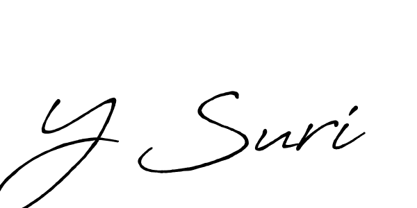 It looks lik you need a new signature style for name Y Suri. Design unique handwritten (Antro_Vectra_Bolder) signature with our free signature maker in just a few clicks. Y Suri signature style 7 images and pictures png