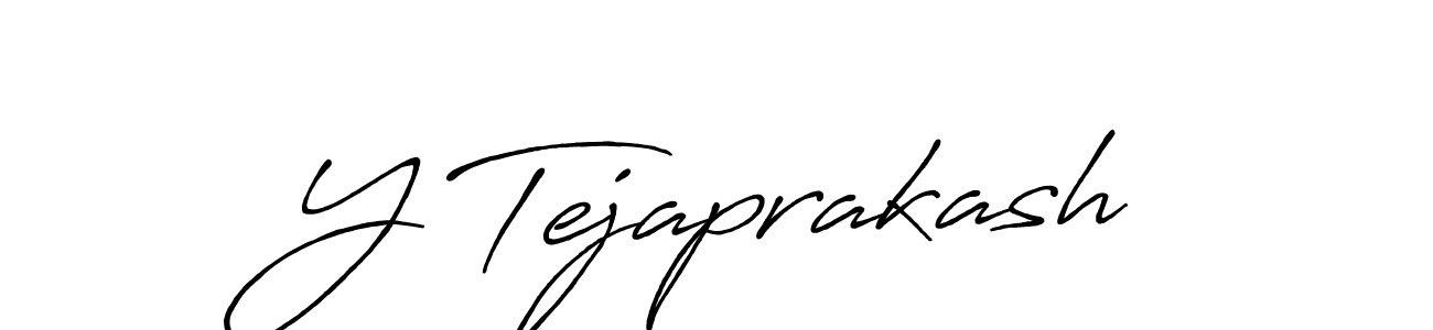 It looks lik you need a new signature style for name Y Tejaprakash. Design unique handwritten (Antro_Vectra_Bolder) signature with our free signature maker in just a few clicks. Y Tejaprakash signature style 7 images and pictures png