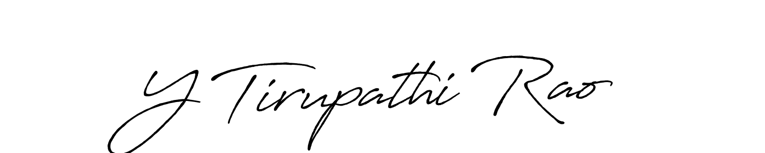 Antro_Vectra_Bolder is a professional signature style that is perfect for those who want to add a touch of class to their signature. It is also a great choice for those who want to make their signature more unique. Get Y Tirupathi Rao name to fancy signature for free. Y Tirupathi Rao signature style 7 images and pictures png