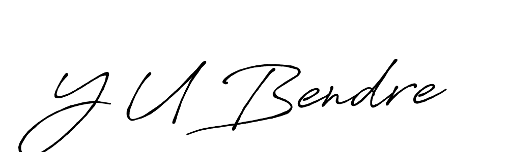 This is the best signature style for the Y U Bendre name. Also you like these signature font (Antro_Vectra_Bolder). Mix name signature. Y U Bendre signature style 7 images and pictures png