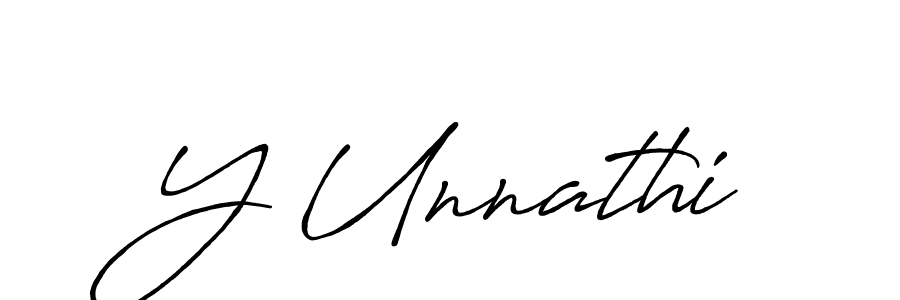 You should practise on your own different ways (Antro_Vectra_Bolder) to write your name (Y Unnathi) in signature. don't let someone else do it for you. Y Unnathi signature style 7 images and pictures png