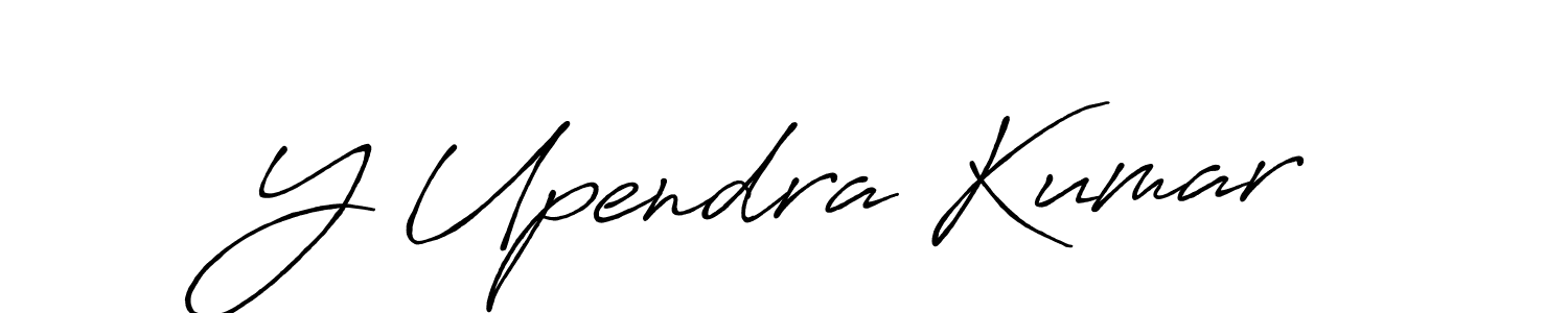 You should practise on your own different ways (Antro_Vectra_Bolder) to write your name (Y Upendra Kumar) in signature. don't let someone else do it for you. Y Upendra Kumar signature style 7 images and pictures png