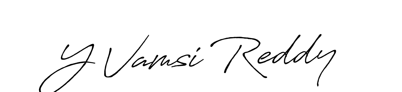 Similarly Antro_Vectra_Bolder is the best handwritten signature design. Signature creator online .You can use it as an online autograph creator for name Y Vamsi Reddy. Y Vamsi Reddy signature style 7 images and pictures png