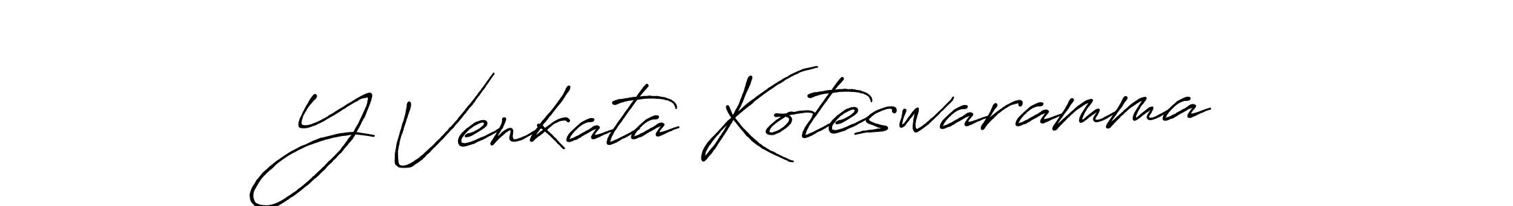 Design your own signature with our free online signature maker. With this signature software, you can create a handwritten (Antro_Vectra_Bolder) signature for name Y Venkata Koteswaramma. Y Venkata Koteswaramma signature style 7 images and pictures png