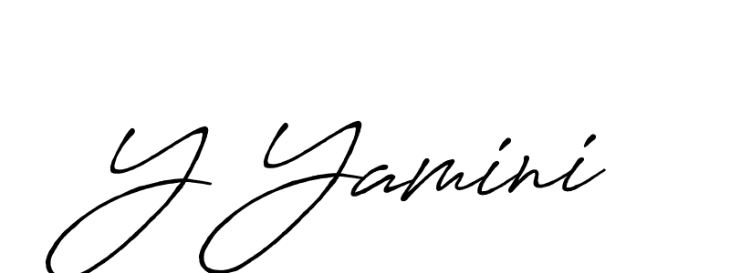 The best way (Antro_Vectra_Bolder) to make a short signature is to pick only two or three words in your name. The name Y Yamini include a total of six letters. For converting this name. Y Yamini signature style 7 images and pictures png