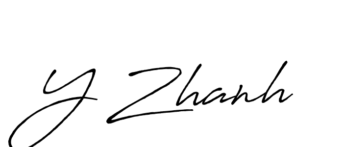 Also You can easily find your signature by using the search form. We will create Y Zhanh name handwritten signature images for you free of cost using Antro_Vectra_Bolder sign style. Y Zhanh signature style 7 images and pictures png