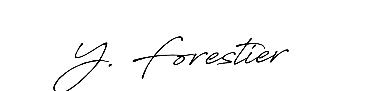 Make a beautiful signature design for name Y. Forestier. Use this online signature maker to create a handwritten signature for free. Y. Forestier signature style 7 images and pictures png