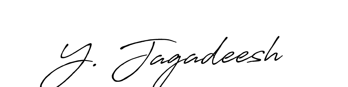 This is the best signature style for the Y. Jagadeesh name. Also you like these signature font (Antro_Vectra_Bolder). Mix name signature. Y. Jagadeesh signature style 7 images and pictures png