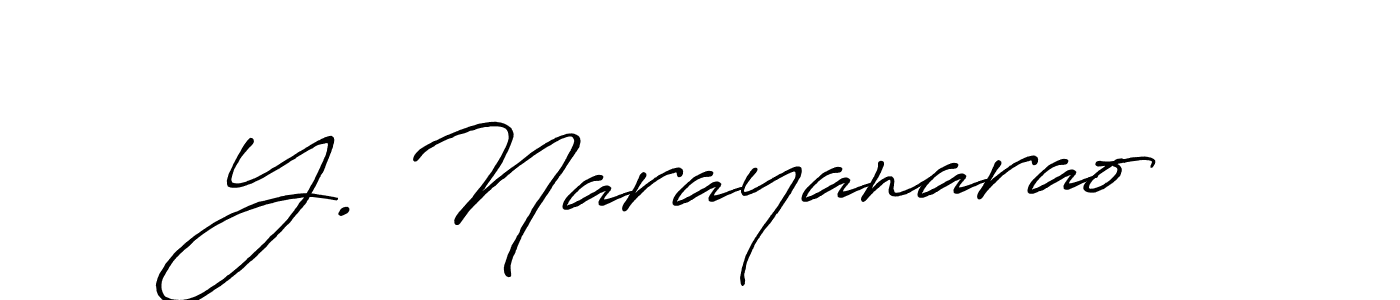 How to Draw Y. Narayanarao signature style? Antro_Vectra_Bolder is a latest design signature styles for name Y. Narayanarao. Y. Narayanarao signature style 7 images and pictures png