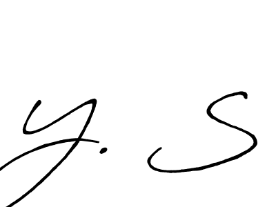 Use a signature maker to create a handwritten signature online. With this signature software, you can design (Antro_Vectra_Bolder) your own signature for name Y. S. Y. S signature style 7 images and pictures png