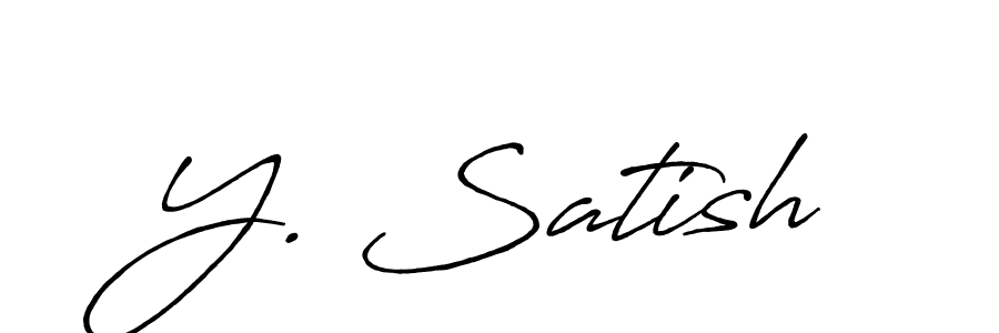 You can use this online signature creator to create a handwritten signature for the name Y. Satish. This is the best online autograph maker. Y. Satish signature style 7 images and pictures png