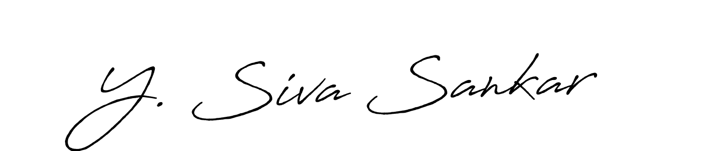 It looks lik you need a new signature style for name Y. Siva Sankar. Design unique handwritten (Antro_Vectra_Bolder) signature with our free signature maker in just a few clicks. Y. Siva Sankar signature style 7 images and pictures png