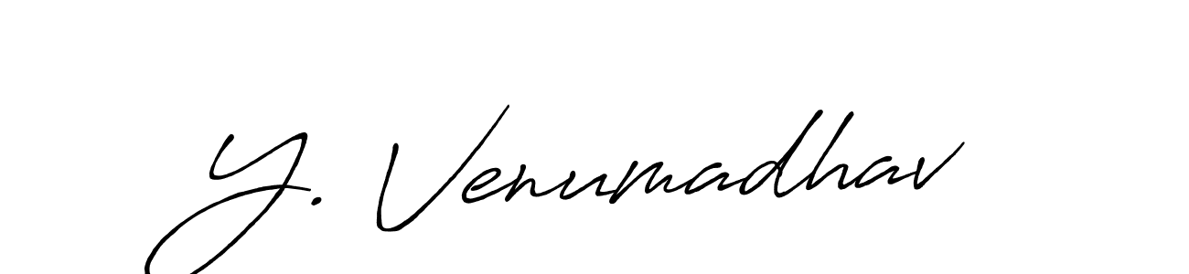 Make a short Y. Venumadhav signature style. Manage your documents anywhere anytime using Antro_Vectra_Bolder. Create and add eSignatures, submit forms, share and send files easily. Y. Venumadhav signature style 7 images and pictures png