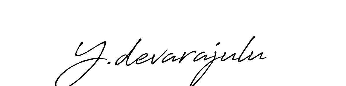 Design your own signature with our free online signature maker. With this signature software, you can create a handwritten (Antro_Vectra_Bolder) signature for name Y.devarajulu. Y.devarajulu signature style 7 images and pictures png