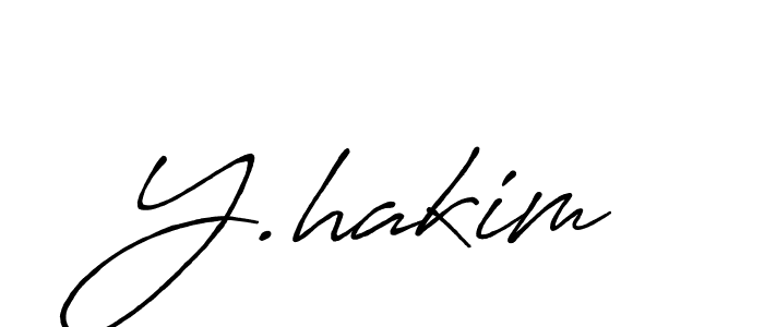 Also we have Y.hakim name is the best signature style. Create professional handwritten signature collection using Antro_Vectra_Bolder autograph style. Y.hakim signature style 7 images and pictures png