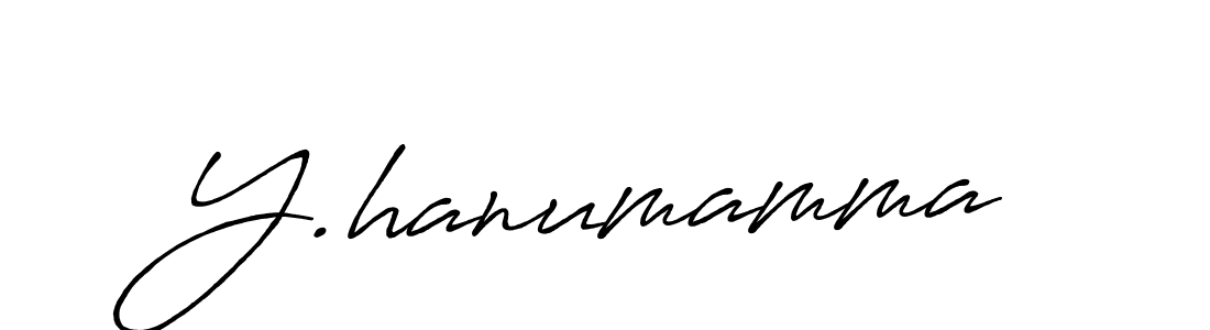 if you are searching for the best signature style for your name Y.hanumamma. so please give up your signature search. here we have designed multiple signature styles  using Antro_Vectra_Bolder. Y.hanumamma signature style 7 images and pictures png