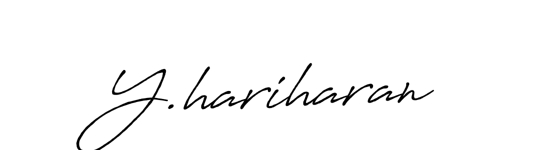 Also You can easily find your signature by using the search form. We will create Y.hariharan name handwritten signature images for you free of cost using Antro_Vectra_Bolder sign style. Y.hariharan signature style 7 images and pictures png