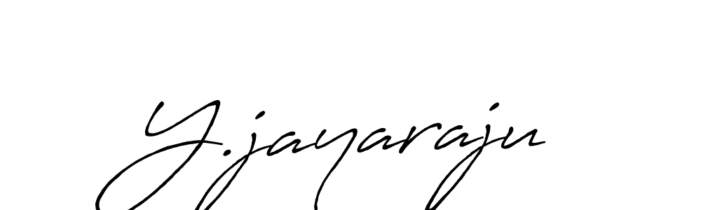 Make a beautiful signature design for name Y.jayaraju. With this signature (Antro_Vectra_Bolder) style, you can create a handwritten signature for free. Y.jayaraju signature style 7 images and pictures png