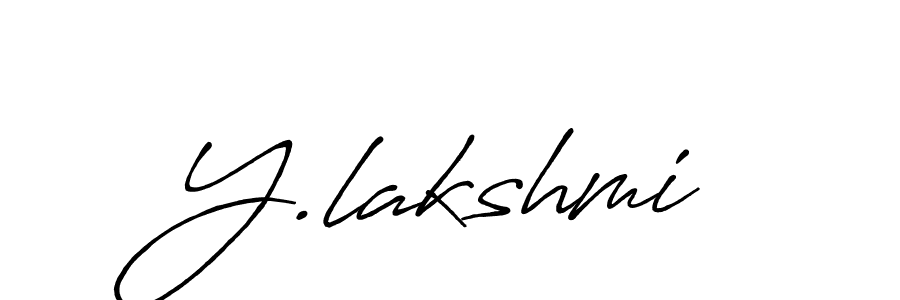 Design your own signature with our free online signature maker. With this signature software, you can create a handwritten (Antro_Vectra_Bolder) signature for name Y.lakshmi. Y.lakshmi signature style 7 images and pictures png