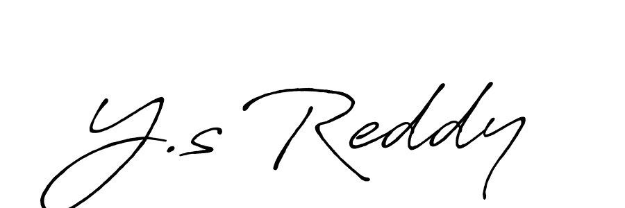 Design your own signature with our free online signature maker. With this signature software, you can create a handwritten (Antro_Vectra_Bolder) signature for name Y.s Reddy. Y.s Reddy signature style 7 images and pictures png