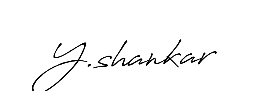 Y.shankar stylish signature style. Best Handwritten Sign (Antro_Vectra_Bolder) for my name. Handwritten Signature Collection Ideas for my name Y.shankar. Y.shankar signature style 7 images and pictures png