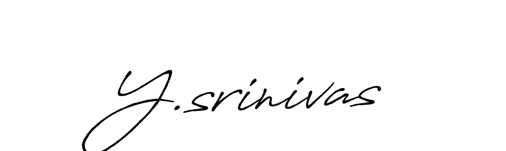 How to make Y.srinivas signature? Antro_Vectra_Bolder is a professional autograph style. Create handwritten signature for Y.srinivas name. Y.srinivas signature style 7 images and pictures png