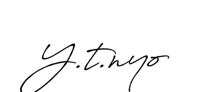 Similarly Antro_Vectra_Bolder is the best handwritten signature design. Signature creator online .You can use it as an online autograph creator for name Y.t.nyo. Y.t.nyo signature style 7 images and pictures png