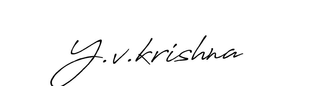 Similarly Antro_Vectra_Bolder is the best handwritten signature design. Signature creator online .You can use it as an online autograph creator for name Y.v.krishna. Y.v.krishna signature style 7 images and pictures png