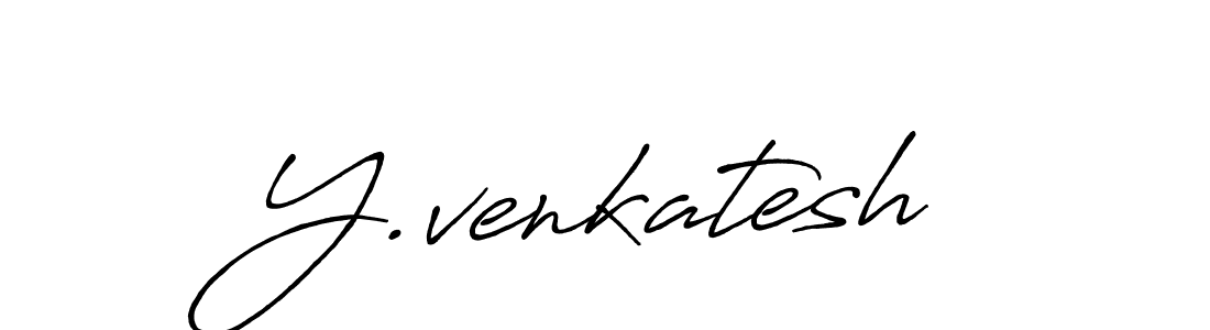 Make a beautiful signature design for name Y.venkatesh. Use this online signature maker to create a handwritten signature for free. Y.venkatesh signature style 7 images and pictures png