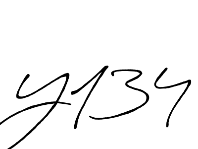 How to make Y134 signature? Antro_Vectra_Bolder is a professional autograph style. Create handwritten signature for Y134 name. Y134 signature style 7 images and pictures png