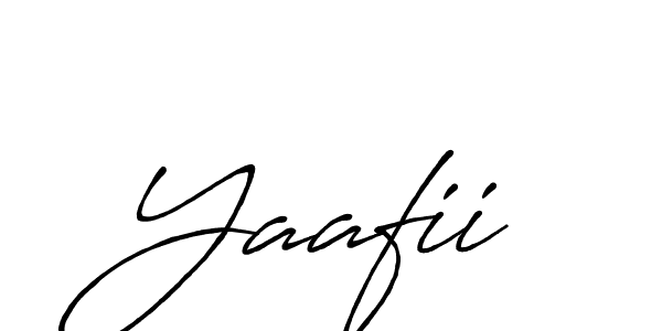 Also we have Yaafii name is the best signature style. Create professional handwritten signature collection using Antro_Vectra_Bolder autograph style. Yaafii signature style 7 images and pictures png