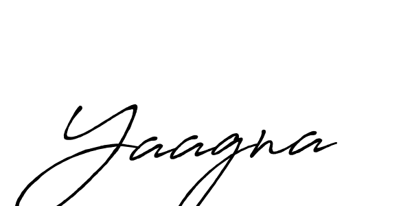 Use a signature maker to create a handwritten signature online. With this signature software, you can design (Antro_Vectra_Bolder) your own signature for name Yaagna. Yaagna signature style 7 images and pictures png