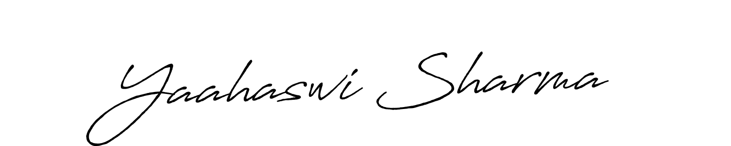 You can use this online signature creator to create a handwritten signature for the name Yaahaswi Sharma. This is the best online autograph maker. Yaahaswi Sharma signature style 7 images and pictures png