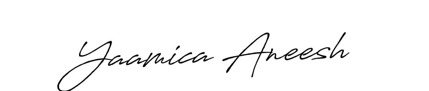 Make a short Yaamica Aneesh signature style. Manage your documents anywhere anytime using Antro_Vectra_Bolder. Create and add eSignatures, submit forms, share and send files easily. Yaamica Aneesh signature style 7 images and pictures png