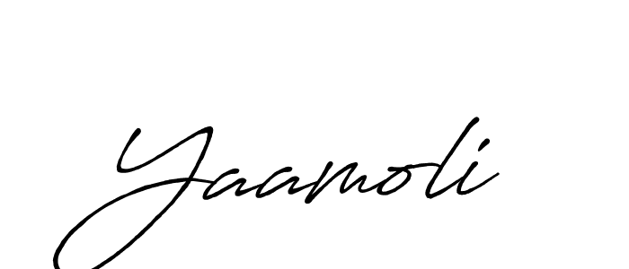 The best way (Antro_Vectra_Bolder) to make a short signature is to pick only two or three words in your name. The name Yaamoli include a total of six letters. For converting this name. Yaamoli signature style 7 images and pictures png