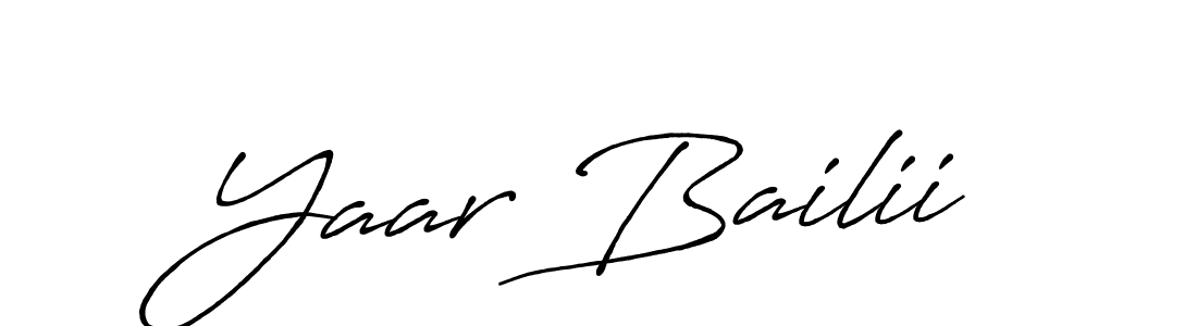 Antro_Vectra_Bolder is a professional signature style that is perfect for those who want to add a touch of class to their signature. It is also a great choice for those who want to make their signature more unique. Get Yaar Bailii name to fancy signature for free. Yaar Bailii signature style 7 images and pictures png